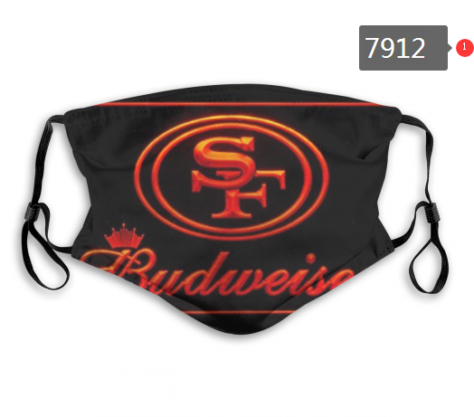 NFL 2020 San Francisco 49ers #44 Dust mask with filter